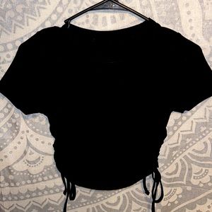 Black crop top